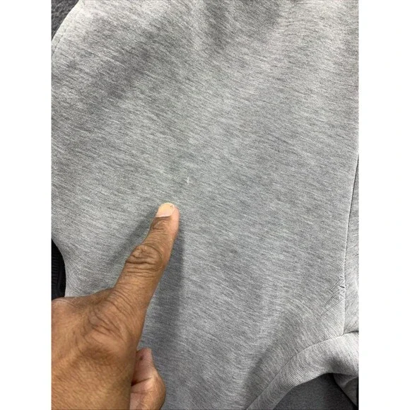Nike Men's Tech Fleece Jogger Sweatpants 805162-063 Heather Gray Black Small - Picture 11 of 15